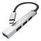 ROLINE 14.02.5053 Hub, 4 Ports, USB 3.2 Type C, 5 Gbps, Bus Powered