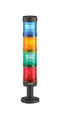MULTICOMP PRO MP-50LB1U Tower Light LED Unit, Continuous, Blue, 24 V, IP65, NEMA 1/2/3/3R/4/4X/12/13, 68mm H, 50mm Lens