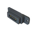 EDAC 685K0551450113E Magnetic Connector, 5 Contacts, Plug, Straight, 5 A, Black