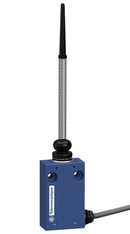 TELEMECANIQUE SENSORS XCMH2107L2 Limit Switch, Miniature, Spring Rod Lever, SPST-NC, SPST-NO, 750 mA, 240 V, 0.1 N, XCMH Series