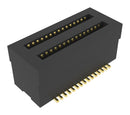 AMPHENOL COMMUNICATIONS SOLUTIONS 10165431-403000LF Mezzanine Connector, Receptacle, 0.5 mm, 2 Rows, 30 Contacts, Surface Mount, Phosphor Bronze