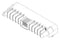 MOLEX 219562-0027 Rectangular Power Connector, 4P+30S, R/A, 34 Contacts, Guardian HD 219562 Series, PCB Mount