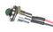 CML INNOVATIVE TECHNOLOGIES 19040301WE LED Panel Mount Indicator, Green, 24 V, 8 mm, 22 mA, 44 mcd