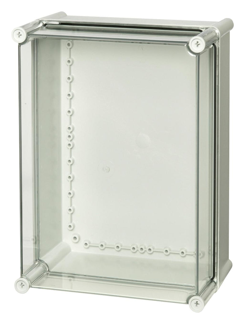 FIBOX PC 3828 18 T-2FSH ENCL. Plastic Enclosure, Multipurpose, Polycarbonate, 380 mm, 280 mm, 180 mm, IK08, IP65