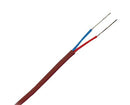 OMEGA GG-T-30-SLE-100 Thermocouple Wire, Type T, ANSI, Insulated, Solid, 30.48m L, 30AWG, -200&deg;C to 150&deg;C