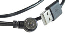 MULTICOMP PRO MP014787 Magnetic Connector Cable Assembly, 90&deg; Magnetic 2 Position Plug, USB Type A Plug, 2 A, 1 m