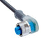 SICK YI2A15-100UB5XLEAX Sensor Cable, A Coded, Black, 90&deg; M12 Receptacle, Free End, 5 Positions, 10 m, 32.8 ft