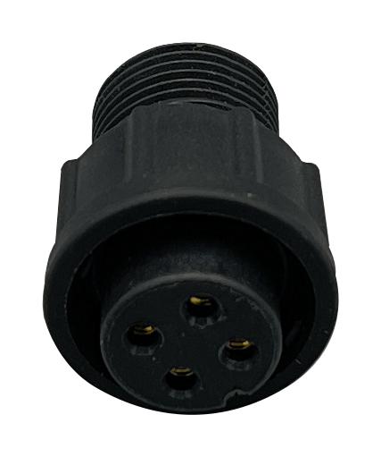 NORCOMP 868-04A-203R001 Circular Connector, Circular Connector, Cavalier Series, Cable Mount Receptacle, 4 Contacts