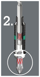 WERA 05056424001 Hex Driver Bit, Phillips, PH3 Bit, 25 mm Overall GTIN UPC EAN: 4013288034472