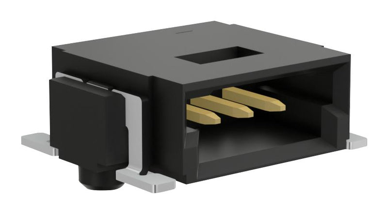 HARWIN M55-3100342R Pin Header, Board-to-Board, 1.27 mm, 1 Rows, 3 Contacts, Surface Mount Right Angle, M55 Series