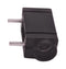MUELLER ELECTRIC BU-164-0 Banana Test Connector, Jack, Panel Mount, 24 A, 60 VDC, Silver Plated Contacts, Black