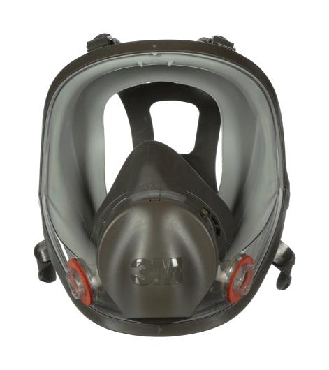 3M 6800 Reusable Respirator, Full, Valved, Medium, 4 Point Strap, Bayonet Connection