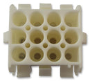 TE CONNECTIVITY - AMP 350783-1 Connector Housing, Universal MATE-N-LOK, Receptacle, 12 Ways, 6.35 mm