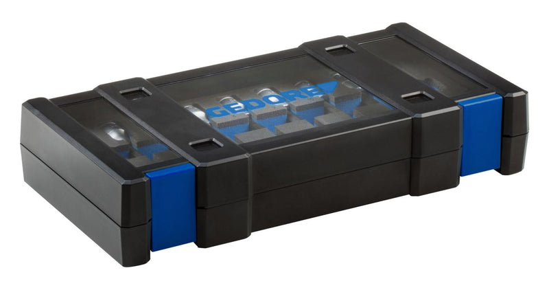 GEDORE 3014444 Screwdriver Set, 1/2" Drive, 4mm, 5mm, 6mm, 7mm, 8mm, 9mm, 10mm, 12mm, 14mm Screwdrivers, 9 Piece