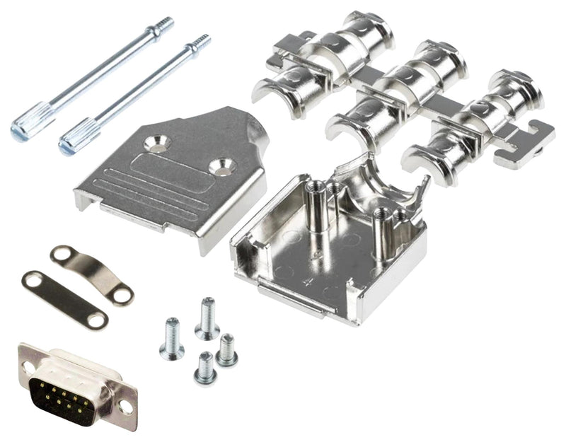 MULTICOMP PRO MP013638 D Sub Connector, Standard, Plug, 9 Contacts, DE, Solder Cup