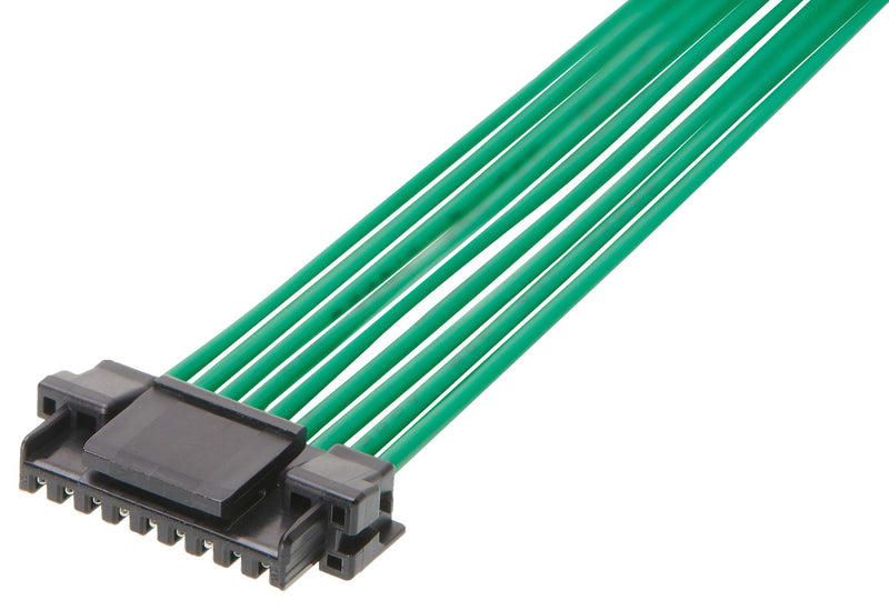 MOLEX 214526-0401 Connector Housing, 1 Row, Black, Micro-Lock Plus 214526 Series, Receptacle, 4 Ways, 1.25 mm