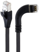 L-COM TRD855SRA7DBL-1M PATCH CORD, RJ45 R/A PLUG-PLUG, 3.3FT