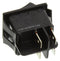 E-SWITCH RB242D1121.. ROCKER SWITCH, DPST, 20A, 125VAC, PANEL