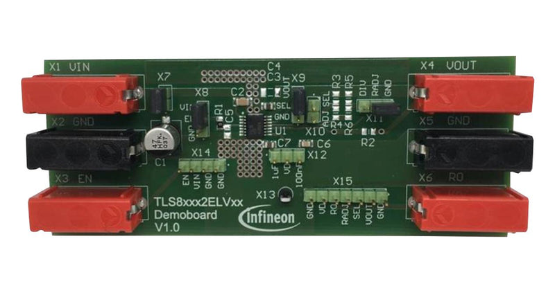 INFINEON TLS835B2ELVBOARDTOBO1 Demonstration Board, TLS835B2ELV, 0.35A, Low Dropout Linear Regulator SP002285206