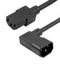 L-COM PPA00020-3F Mains Power Cord, 90&deg; IEC 60320 C14 to IEC 60320 C13, 914.4 mm, 10 A, 250 V, Black