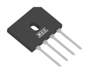 MICRO COMMERCIAL COMPONENTS GBU8J-BP Bridge Rectifier, Single Phase, 600 V, 8 A, GBU, 4 Pins, 1.2 V