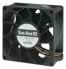 SANYO DENKI 9GA0948P1H03 DC Axial Fan, 48 V, Square, 92 mm, 38 mm, Ball Bearing, 141 CFM