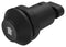 EAO 09-RS.1101.0900.M006 Industrial Pushbutton Switch, 09 Series, 30 mm, SPST-NO, Momentary, Round Raised, Black