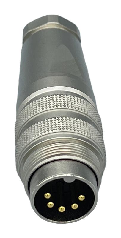 NORCOMP 878-006-103RKT1 CIRCULAR CONNECTOR, PLUG, 6POS, SOLDER