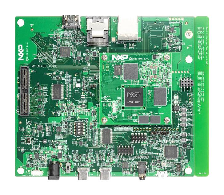 NXP MCIMX8ULP-EVK Evaluation Kit, i.MX 8ULP, i.MX 8 Family, ARM Cortex-A35/M33, Base Board, USB Cable, Power Supply