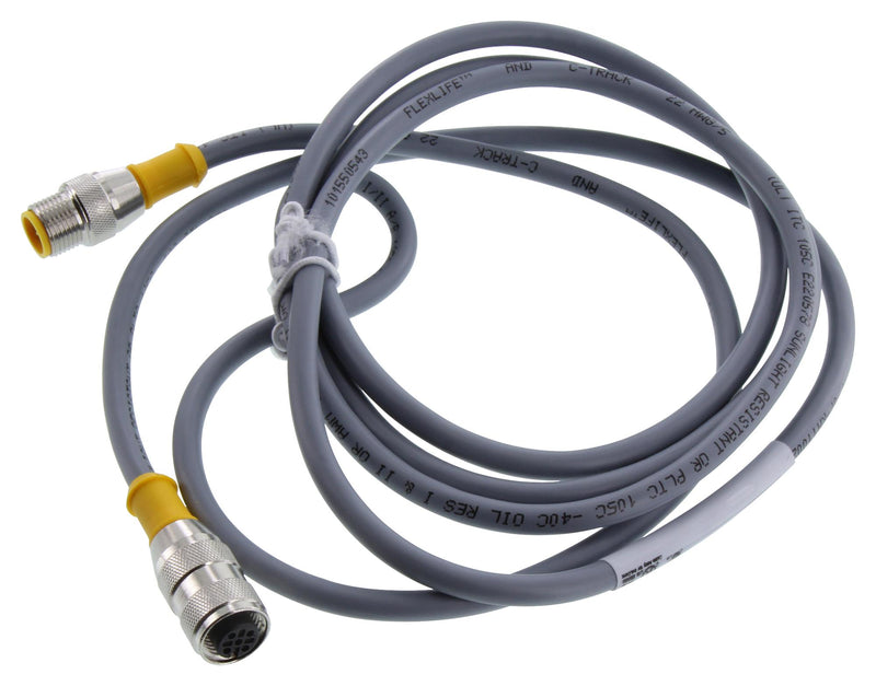TURCK RK 4.5T-2-RS 4.5T Sensor Cable, Eurofast, M12 Sensor Straight 5 Position Receptacle