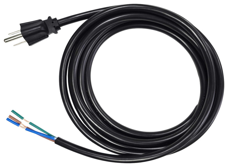MULTICOMP PRO MC-460-DC POWER CORD, NEMA 5-15P-FREE END, 9.8