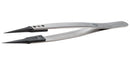 IDEAL-TEK 5UFCPR.SA.1.IT Tweezer, Replaceable Tip/ESD Safe, Style 5, 130mm, SS Body/Carbon Fibre Reinforced Plastic Tip