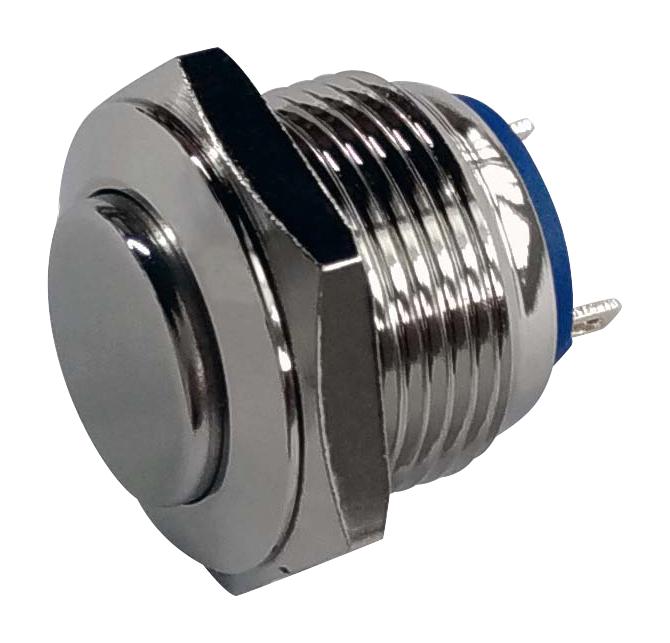 MULTICOMP PRO MP-PB7-01B32BRM Vandal Resistant Switch, 4 N, 0.63 ", SPST-NO-DM, Off-(On), Round Raised, Natural