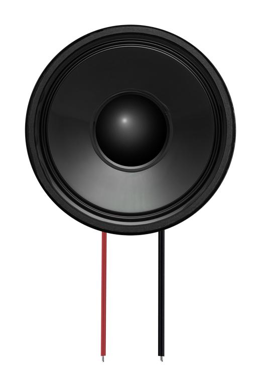 TAOGLAS SPKM.36.8.B Speaker, Miniature, 100 Hz-10 kHz, 8 Ohm, 1.5 W, 98 dB, Round, Bare Mount