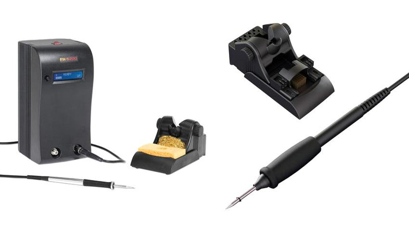 METCAL MX-5210 WITH MICROFINE UPGRADE Rework Station, Dual Port, Solder Handpiece & Workstand Upgrade Kit, 80W, 240VAC, MX-5200 Series