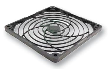 MULTICOMP PRO MCSC120-P10 Fan Finger Guard, Grille, Plastic, 120mm Axial Fans, 104.8 mm