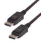 L-COM DPCAZMM-2 Audio / Video Cable Assembly, DisplayPort Plug, DisplayPort Plug, 6.6 ft, 2 m, Black