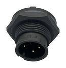 NORCOMP 870-04B-113R001. CIRCULAR CONNECTOR, PLUG, 4POS, PCB