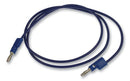 POMONA B-36-6 Test Lead, 4mm Banana Plug to 4mm Banana Plug, Blue, 60 V, 15 A, 914.4 mm