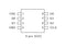 RENESAS 553MILF Clock Buffer, 200 MHz, 4 Outputs, 2.375 V to 5.25 V Supply, SOIC-8