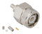 AMPHENOL RF 031-6965 RF / Coaxial Connector, TNC Coaxial, Straight Plug, Solder, Crimp, 50 ohm, 0.81mm Micro, Brass