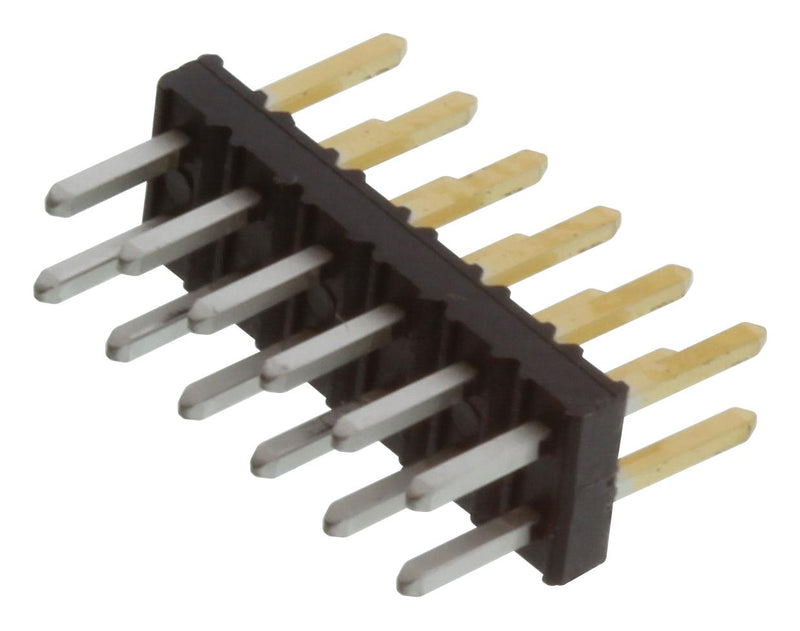 AMPHENOL COMMUNICATIONS SOLUTIONS 57102-F08-10ULF Pin Header, Board-to-Board, 2 mm, 2 Rows, 20 Contacts, Through Hole Straight