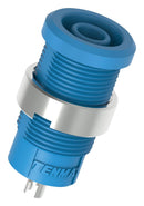 MULTICOMP PRO 76-1508 Banana Test Connector, Jack, Panel Mount, 25 A, 1 kV, Nickel Plated Contacts, Blue GTIN UPC EAN: 3760122595408