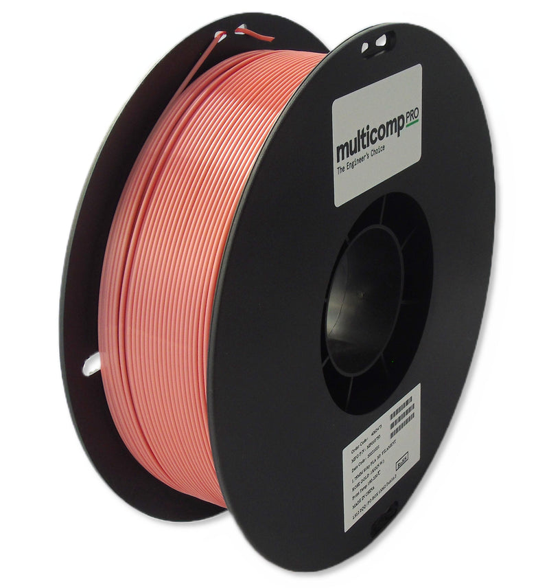 Multicomp PRO MP010753 MP010753 3D Printer Filament 1.75 mm Dia Rose Gold PLA 190 to 220 &deg;C 1 Kg