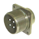 AMPHENOL INDUSTRIAL ACA3102E24-28PBF80 Circular Connector, ACA Series, MIL-DTL-5015 Series, Box Mount Receptacle, 24 Contacts, Crimp Pin