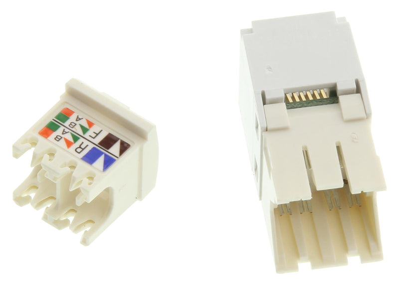 PANDUIT CJ688TGWH RJ45 CONNECTOR, JACK, 8P8C, 1PORT, CAT6