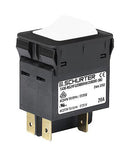 SCHURTER 3-128-221 Circuit Breaker, 2 Pole, 5 A, 60 VDC, TA36 Rocker Series, Panel Mount