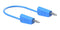 Staubli 64.1034-20023 64.1034-20023 Banana Test Lead 30 VAC 4mm Stackable Plug 78.74 " 2 m Blue