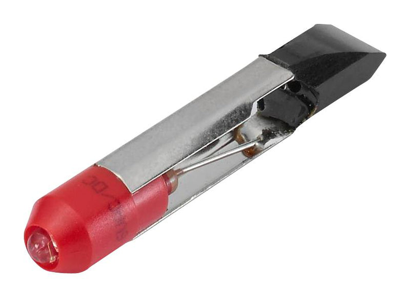 EAO 10-2K12.1072 Lamp, LED, T6.8, Red, 24V, EAO 10 Series Illuminated Pushbutton Switches, 10 Series