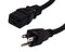 L-COM PPA00012-15F POWER CORD, NEMA 5-15P/IEC 320 C19, 15FT
